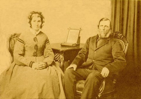 Harriet Oakes (1816 - 1881) and Robert Barber (1814 - 1878)